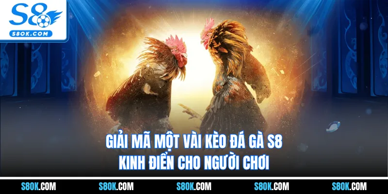 Giải mã một vài kèo đá gà S8 kinh điển cho người chơi